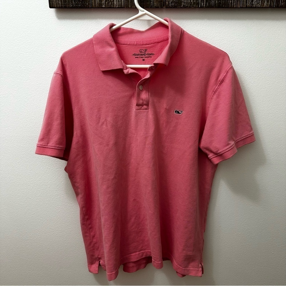 Vineyard Vines Pink Polo Shirt Classic medium